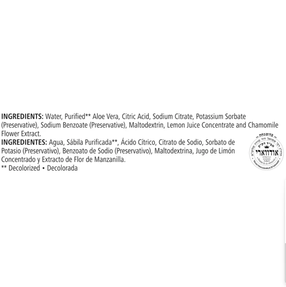 Herbal Aloe Concentrate – Original Flavor Aloe Drink, 1 Pint - Image 3