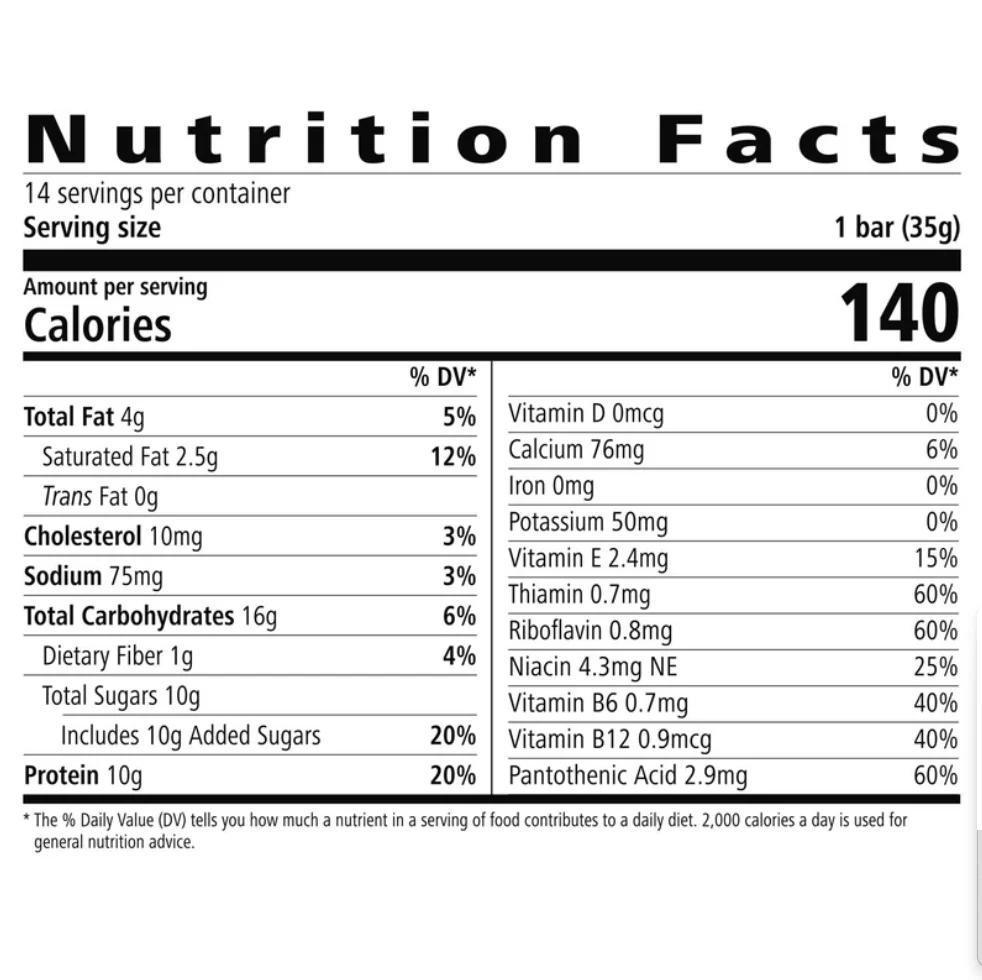 Protein Bar Deluxe: Citrus Lemon 14 Bars per Box - Image 3