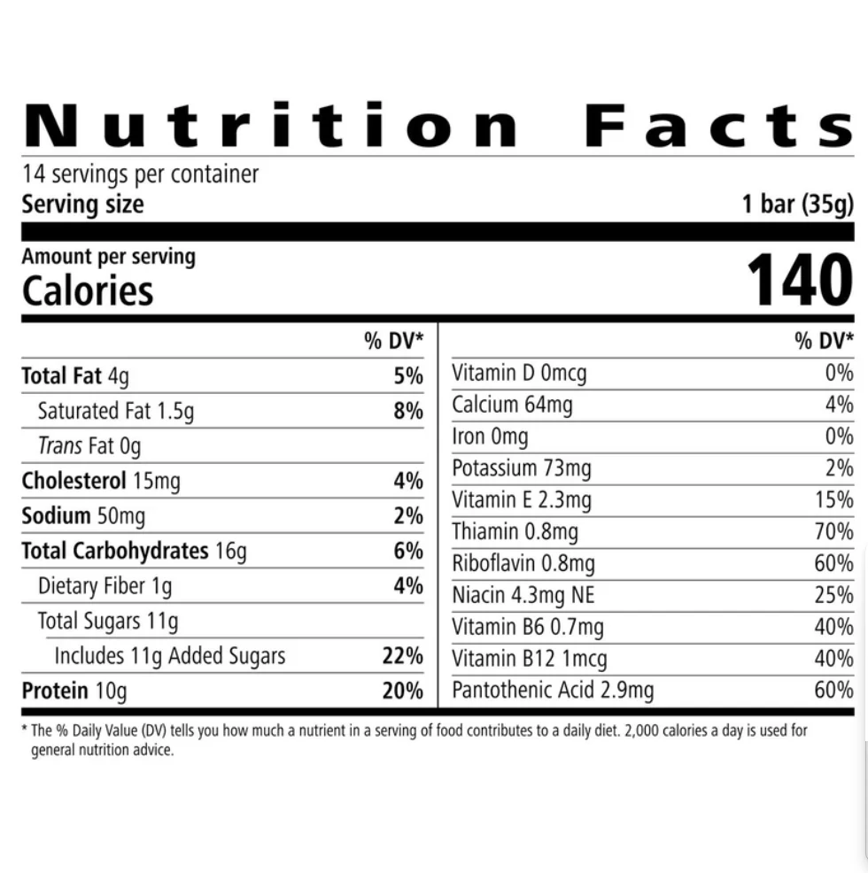Protein Bar Deluxe: Vanilla Almond 14 Bars per Box - Image 3